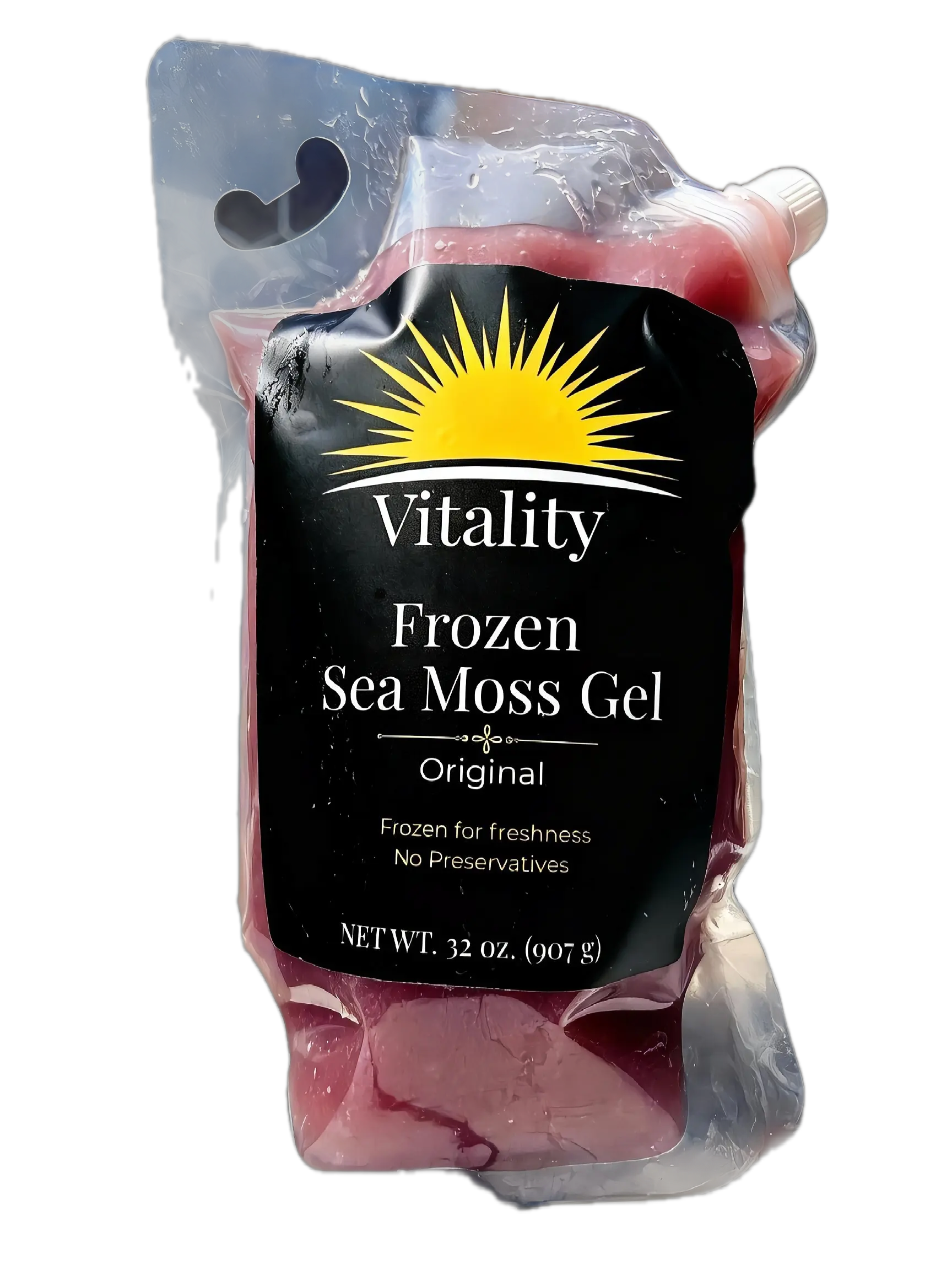 Wildcrafted Frozen Sea Moss Gel — 32oz Pouch