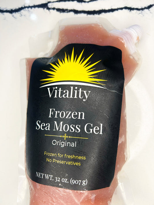 Wildcrafted Frozen Sea Moss Gel — 32oz Pouch