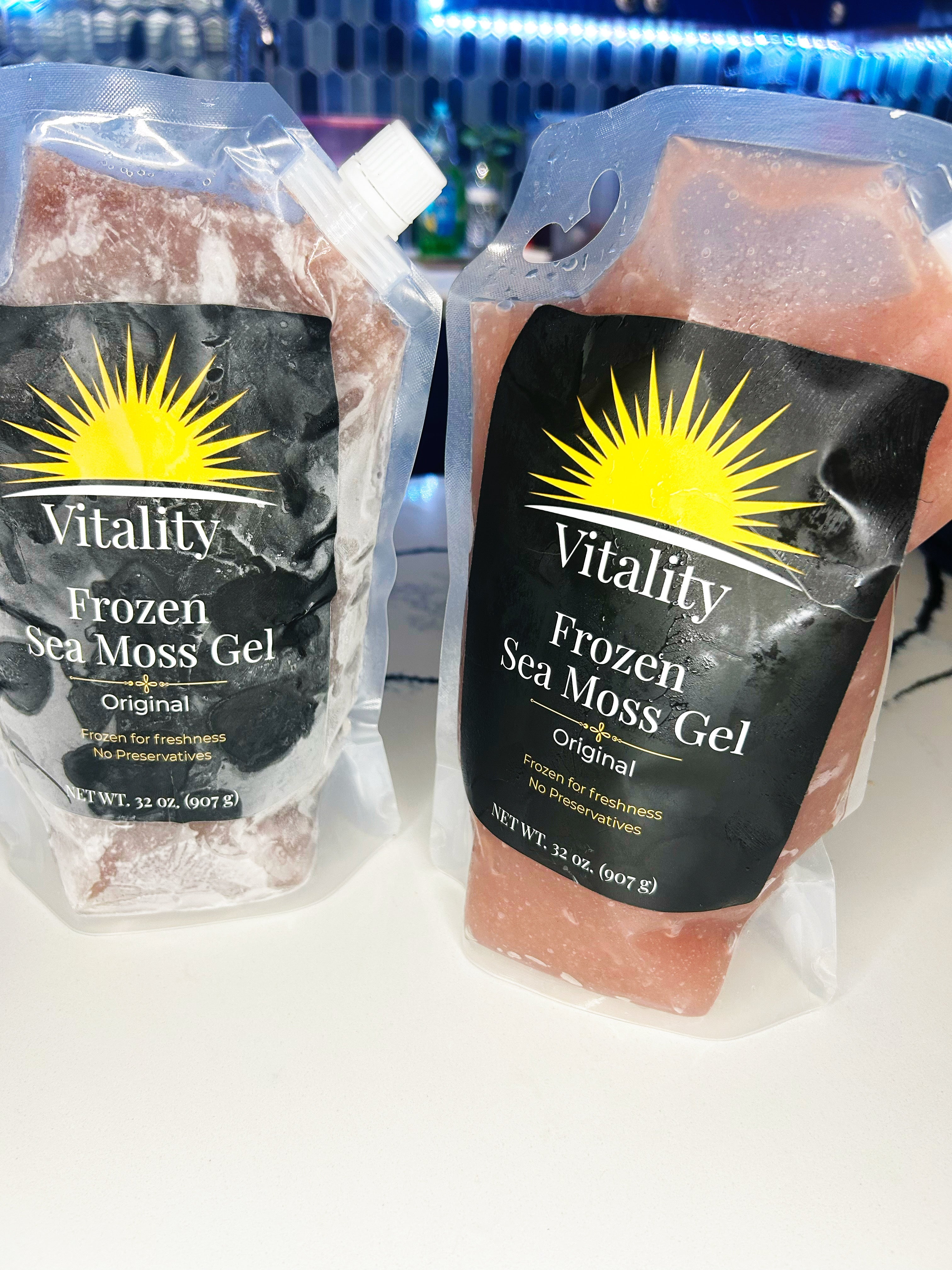 Wildcrafted Chondrus crispus sea moss used in Vitality Wellness Co. gel