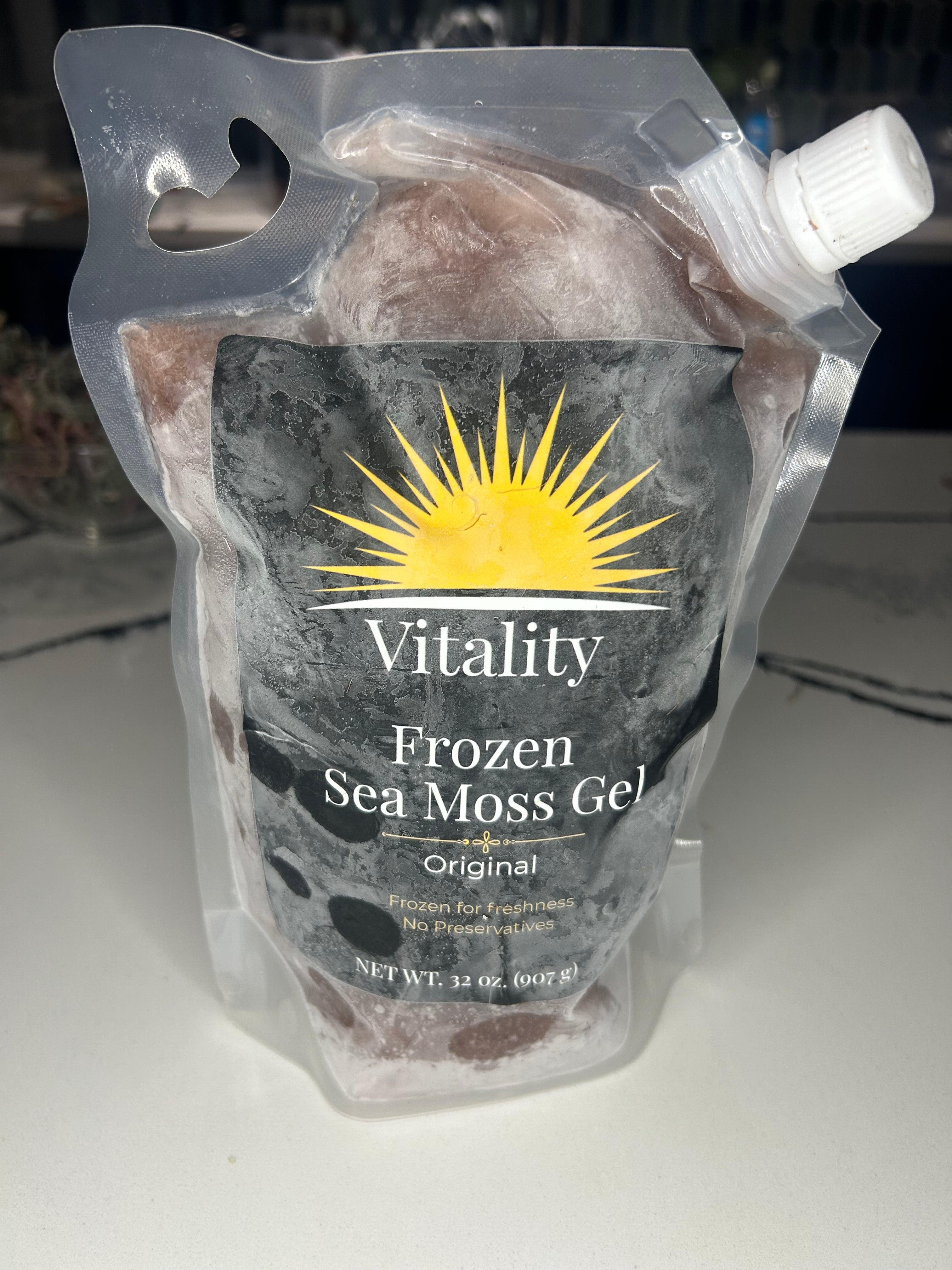 Wildcrafted Frozen Sea Moss Gel — 32oz Pouch